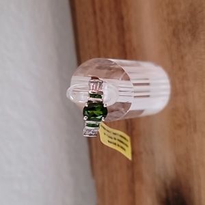 Russian Diopside ring Size 7 NWT